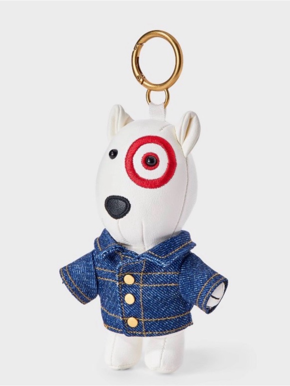Target Bullseye Dog Fall Jean Jacket Bag Charm - Universal Thread